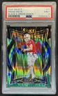 2024 Panini Select Drake Maye Concourse RC Black and Green Prizm Shock #27 PSA 9