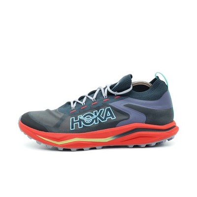 Hoka One Herren Zinal 2 Laufschuhe Grau/Orange Laufschuh EU 42 2/3