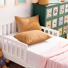 Ultra Soft Velvet Toddler Pillowcase 2 Pack 13" x 18" Nice Rich Colors