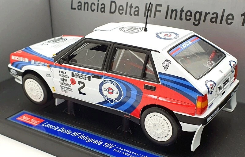 Sun Star 1/18 Scale 3104 - Lancia Delta HF Integrale 16V 1991 1000 Lakes - Imagen 2 de 4