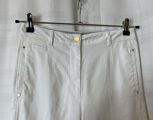 Per Una White Stretch Jeans Straight Leg Size 8. Preloved but never worn. - Picture 4 of 10