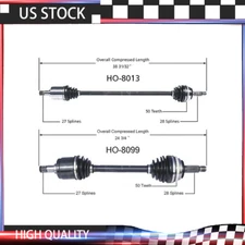 For 1992-1996 Honda Prelude Automactic Front Left + Right CV Axle CV Joint