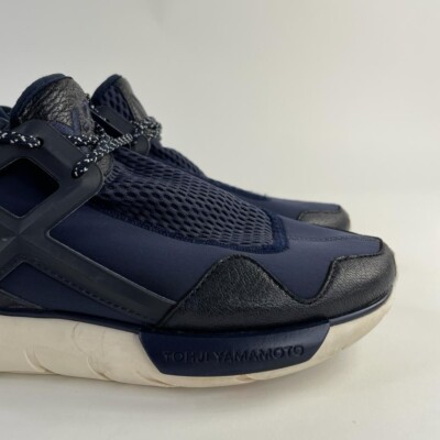 Y-3 Yohji Yamamoto Qasa Racer Men\'s 10.5 Navy Blue Black Athletic Sneakers Adidas Y-3 Qasa Racer Shoe 7 Blue Men Trainer Yohji Yamamoto  main image 3
