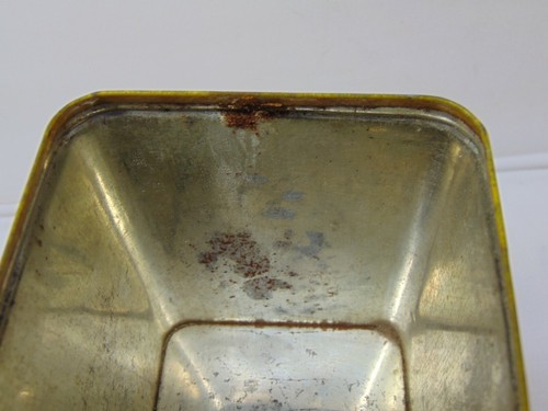 VINTAGE TIN CONTAINER TALLINN KALAMAJA ESTONIA 1956 BCXB MYKA ADVERTISING RARE - Picture 10 of 12