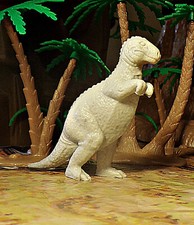 Marx 1971 Type II Allosaurus Dinosaur Waxy Light Gray