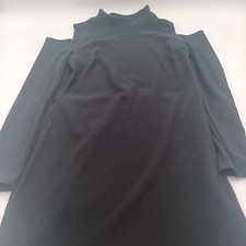 Express Dress Womens Large Black Stripe Sleeveless A Line