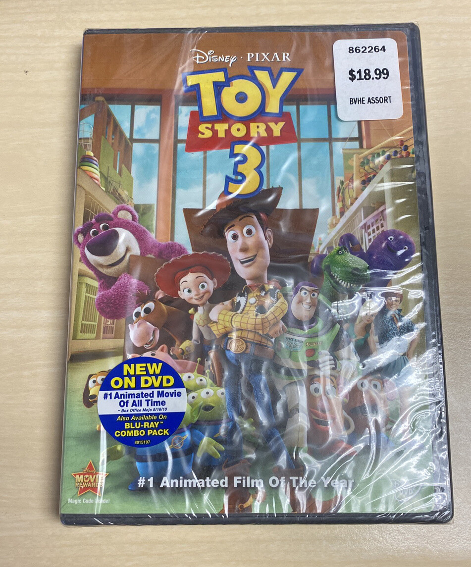 Toy Story 3 DVD Disney Pixar Brand New Sealed 786936805604 eBay