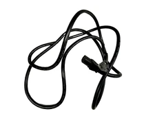 LOROM Heavy Duty Power Cord - 8 Feet - Black | NEMA 5-15P to IEC 60320 C15