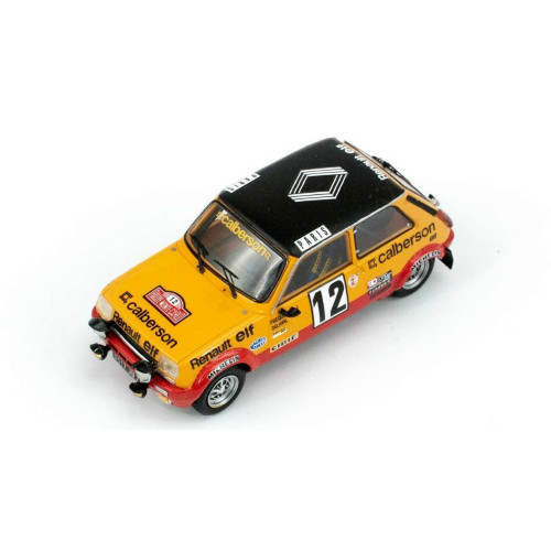 Miniature Renault 5 Alpine Gr2 Spark 1/43 - Rallye Monte Carlo 1978 N°12