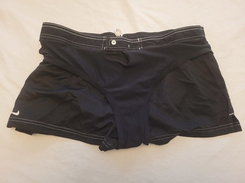 Nike Womens Black Lined Swim Board Shorts With Drawstring/Pocket Womens Size XL - Picture 13 of 23