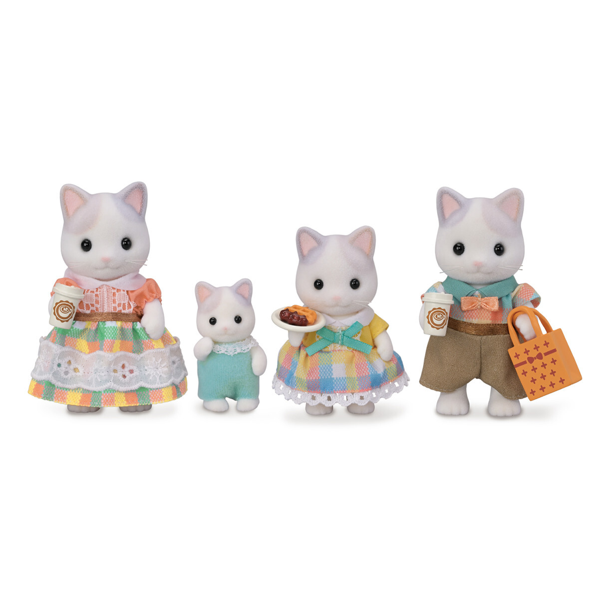 Calico Critters #CC2161 LATTE CAT FAMILY New in Box | eBay