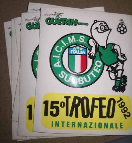 Subbuteo Stickers Adhesive Adesivi Originali Memorabilia from 1976 - Foto 20 di 27