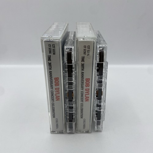 Bob Dylan 30TH Anniversary Concert Celebration Cassette Tape x2 USA Import - Picture 4 of 11
