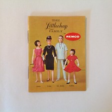 Vintage 1960's Remco The Littlechap Family Color Booklet Clothes Accessories
