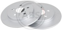 2X A.B.S. 18052 Bremsscheibe Hinten FüR Lexus Passend FüR Subaru Toyota