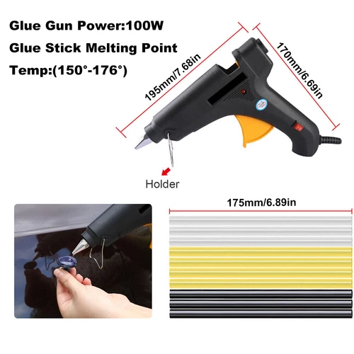 73Pcs/kit Car Dent Puller Paintless Auto Body Repair Tool Hail Damage Remover - Picture 4 of 16
