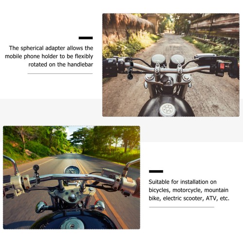 Support De Rotule Adaptateur Montage Sur Guidon Porte-guidon À - Zdjęcie 7 z 12
