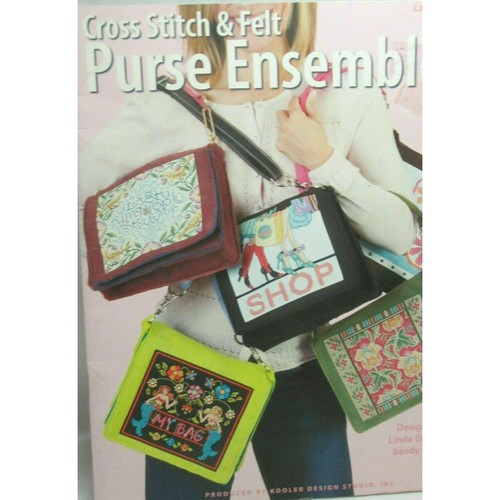 Cross Stitch Leisure Arts Felt Purse Ensembles Pattern Book 4667 Wallet NEW