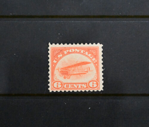 USA Scott # C1 Fine OG Hinged 6c Air Mail US Stamp Cat $55
