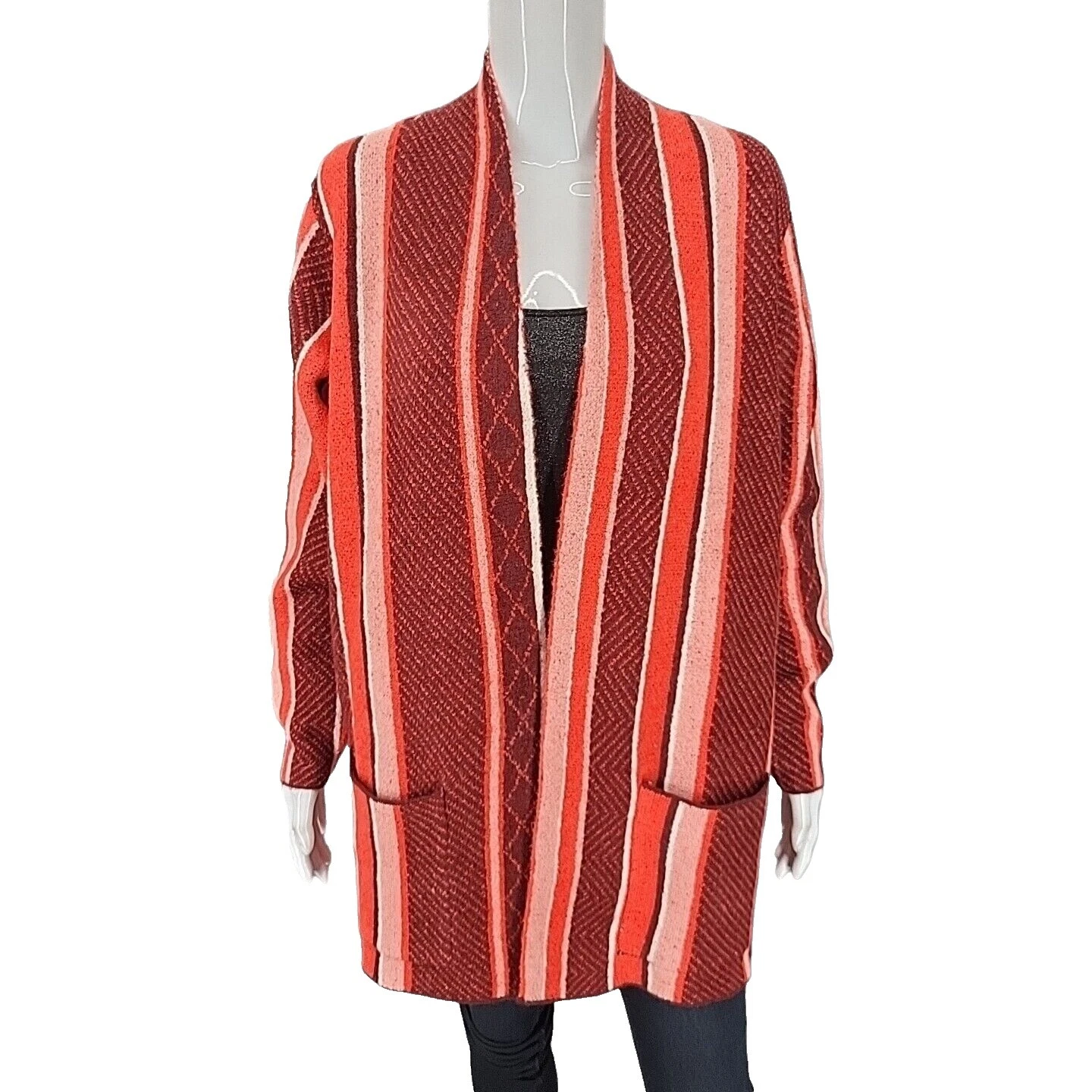 Denim & Co. Cardigan Striped Sweaters for Women