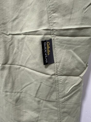 Cabelas Guidewear Mens Tall Large Vented Long Sleeve Button Shirt ~ Green - Picture 2 of 6