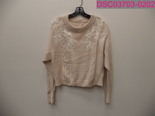 REBECCA TAYLOR Sweater Floral Lace 
