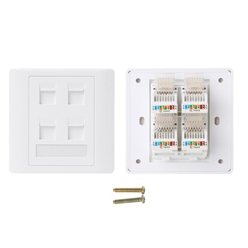 86 Type Computer Socket Panel CAT5E Module RJ45 Cable Interface Outlet - Afbeelding 10 van 13