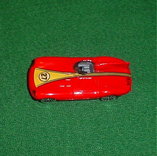 HOT WHEELS JAGUAR D-TYPE, #27, 1997, CHINA, RED, VINTAGE, PRISTINE, HARD TO FIND - Picture 2 of 5