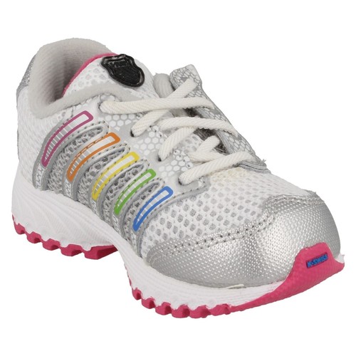 Mujer Tubos Run100 Por K-Swiss Zapatillas Casual con Cordones Precio de Venta - Picture 3 of 11
