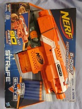 NERF elite xd stryfe n-strike orange hasbro 6-dart motorized blasting