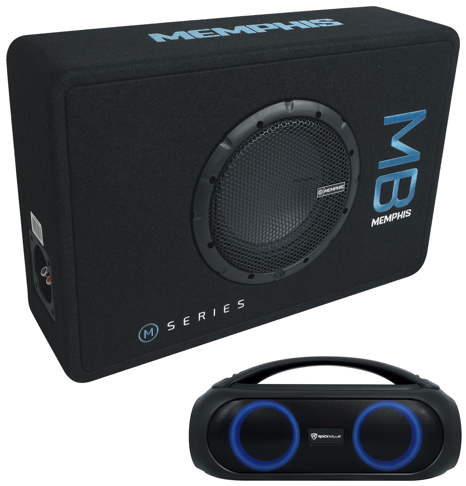 Сабвуфер Memphis Audio MBE8S24 с 8-дюймовой загрузкой Корпус саб-бокса Домашний динамик 22590₽