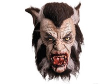 Werewolf Mask Blood Moon Halloween Cosplay Scary Costume Latex Haunted House New