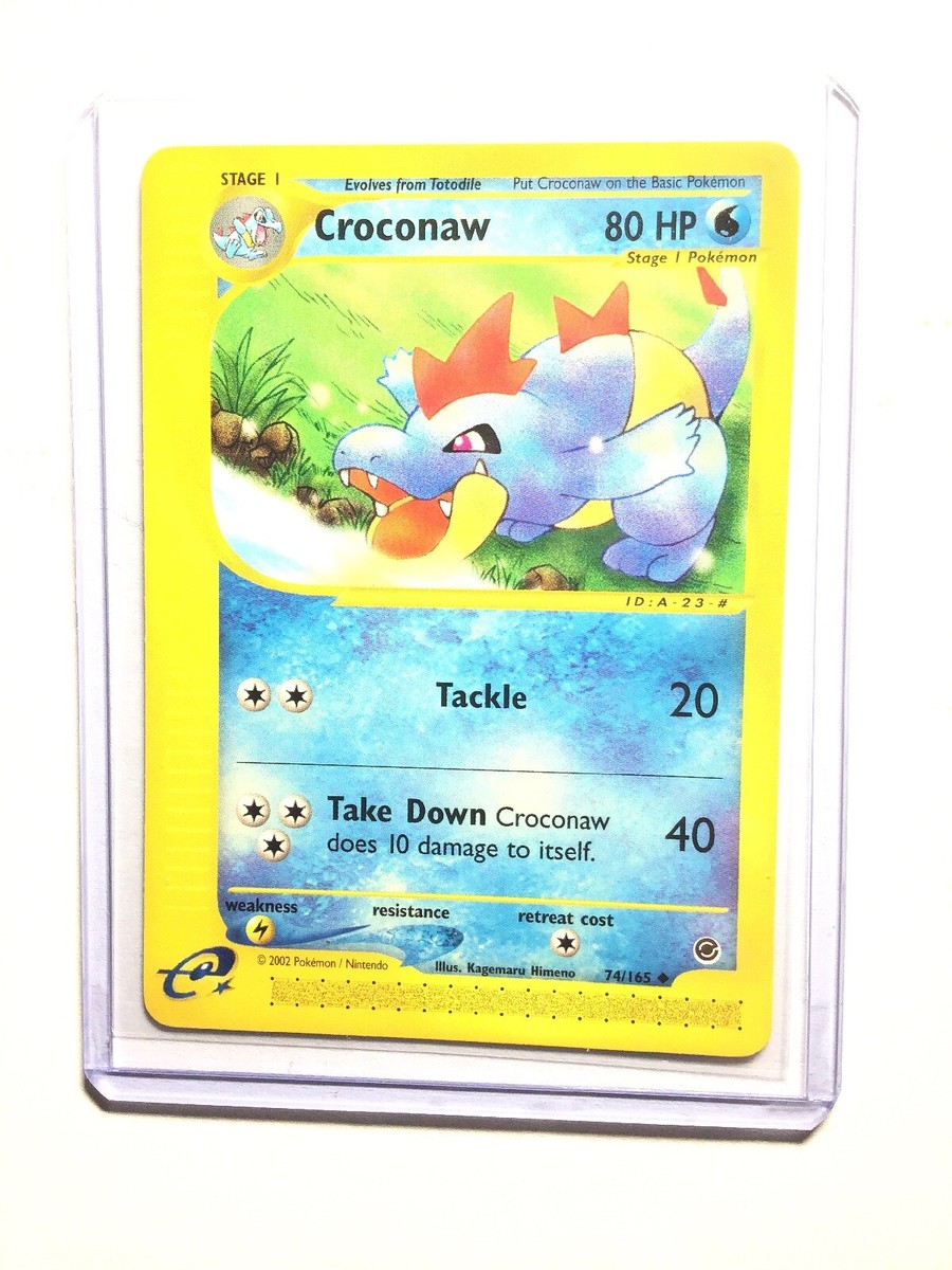 CROCONAW - 74/165 - Expedition Base Set - Uncommon - Pokemon Card