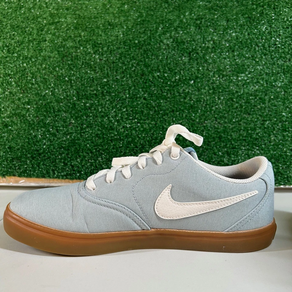 Nike SB Check Solar Zapatos de Skate Suelas de Goma Azul Claro Blanco Tenis para Mujer 10.5 Foto 4 de 4