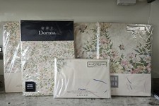 2 X DORMA HONEY SUCKLE  SINGLE BEDDING SET MULTI - NEW