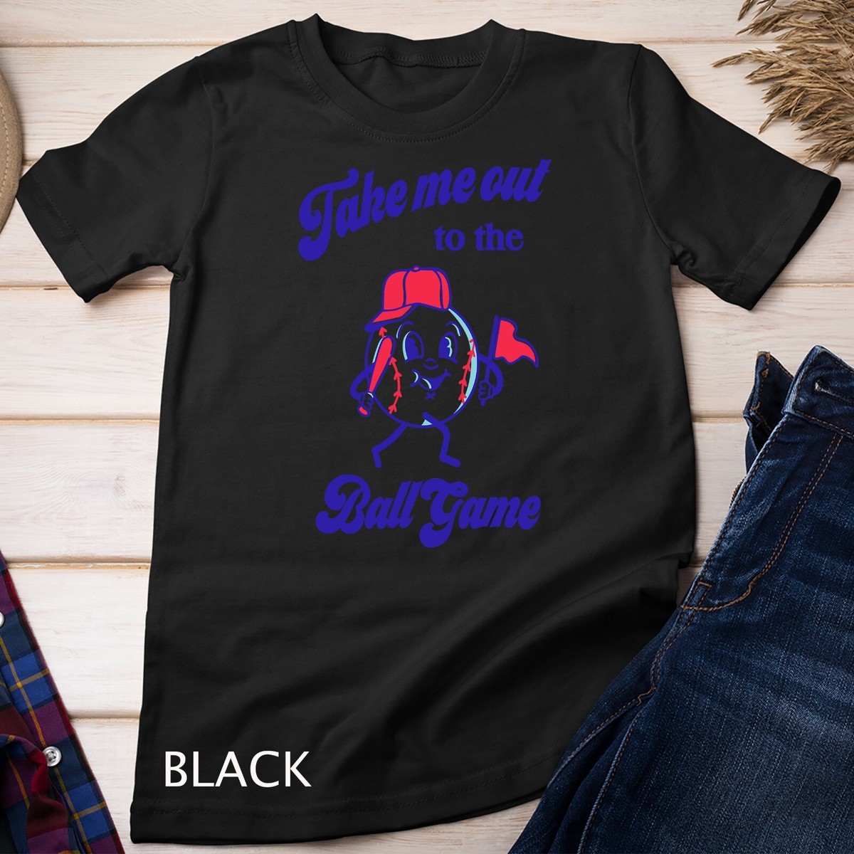 Take Me Out To The Ball Game Baseball Softball Sports Fan T-Shirt 