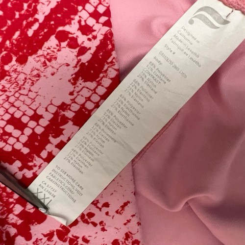 Fabletics Pink XXL Snake Skin Power Hold Leggings Activewear Valentines Day - Picture 5 of 8