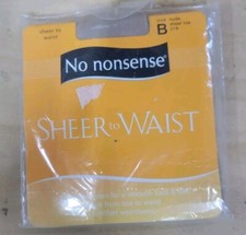No Nonsense Sheer To Waist Pantyhose Size B