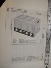 1950's Sams Photofact NEWCOMB Model E-50 BIS