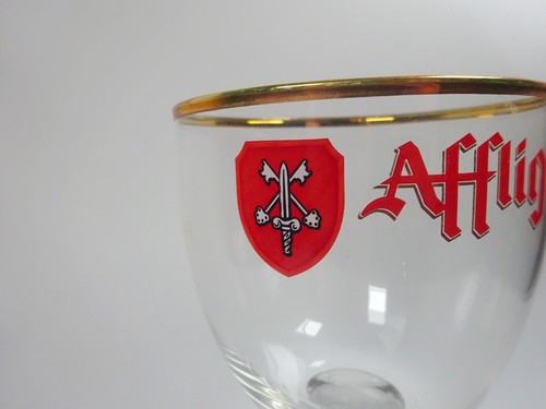 Set of 6 Vintage Belgium Affligem Ritzenhoff Stemmed Beer Glass Goblet 0.33l - Picture 3 of 7