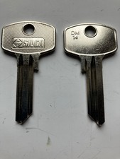 10 Stück Silca Schlüsselrohlinge DM14