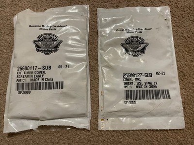 HARLEY-DAVIDSON 2017 TOURING SCREAMIN EAGLE TIMER COVER AND 128 STAGE IV INSERT