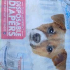 Paw Inspired 013219 Female Disposable Small Dog Diapers 32 Pieces