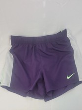 Girls Nike Dri-fit Large Purple Shorts C52 