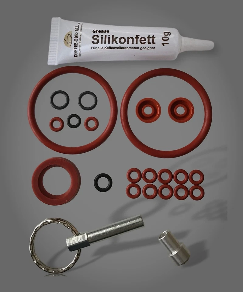 Wartungsset Dichtung ORing Brühgruppe Brüheinheit passend für Krups Orchestro 