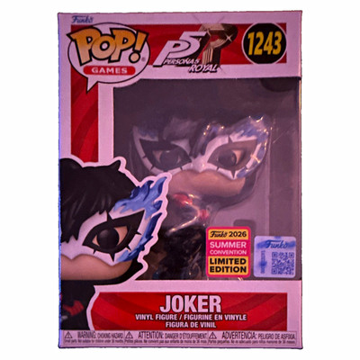 Funko Pop! Games Persona 5 Royal Joker #1243 Summer Convention Exclusive LE