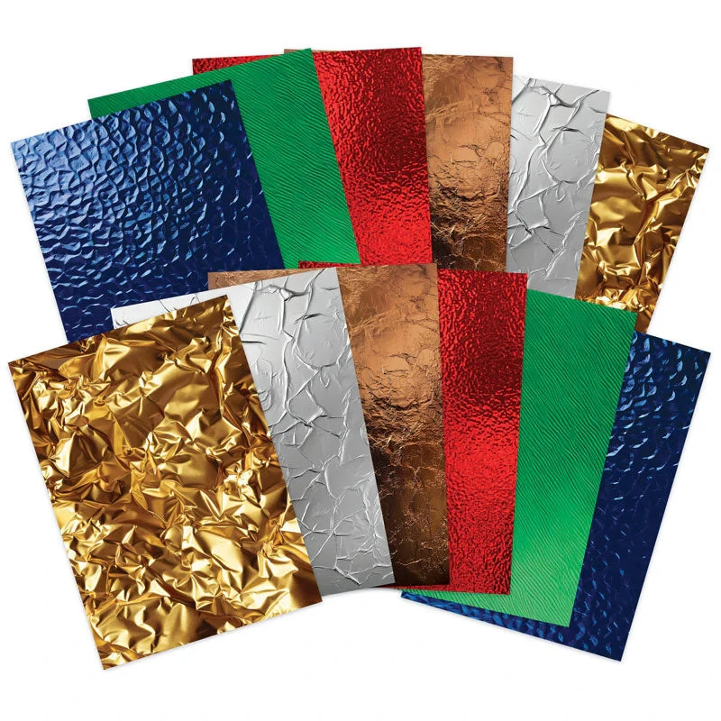 HUNKYDORY - ADORABLE SCORABLE - DESIGNER CARD PACK - FESTIVE FOILS - 12 SHEETS