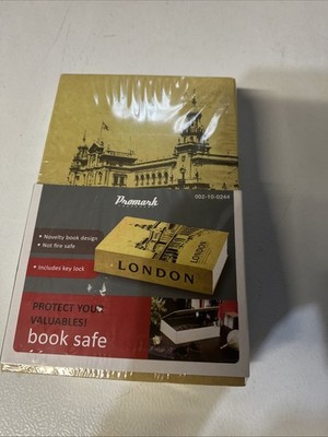 Locking Book Safe Secret Hidden Compartment Valuables Storage Stash Hide-Away