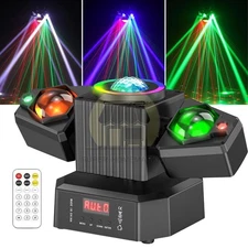 KTV Laser Light RGBW LED Moving Head Disco Stage Lighting Beam DMX512 Party DJ