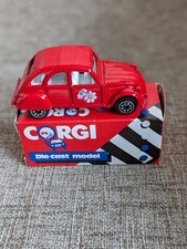 Corgi Juniors Red Citroen 2CV Vehicle 1:64 Scale mint 1985 With Box